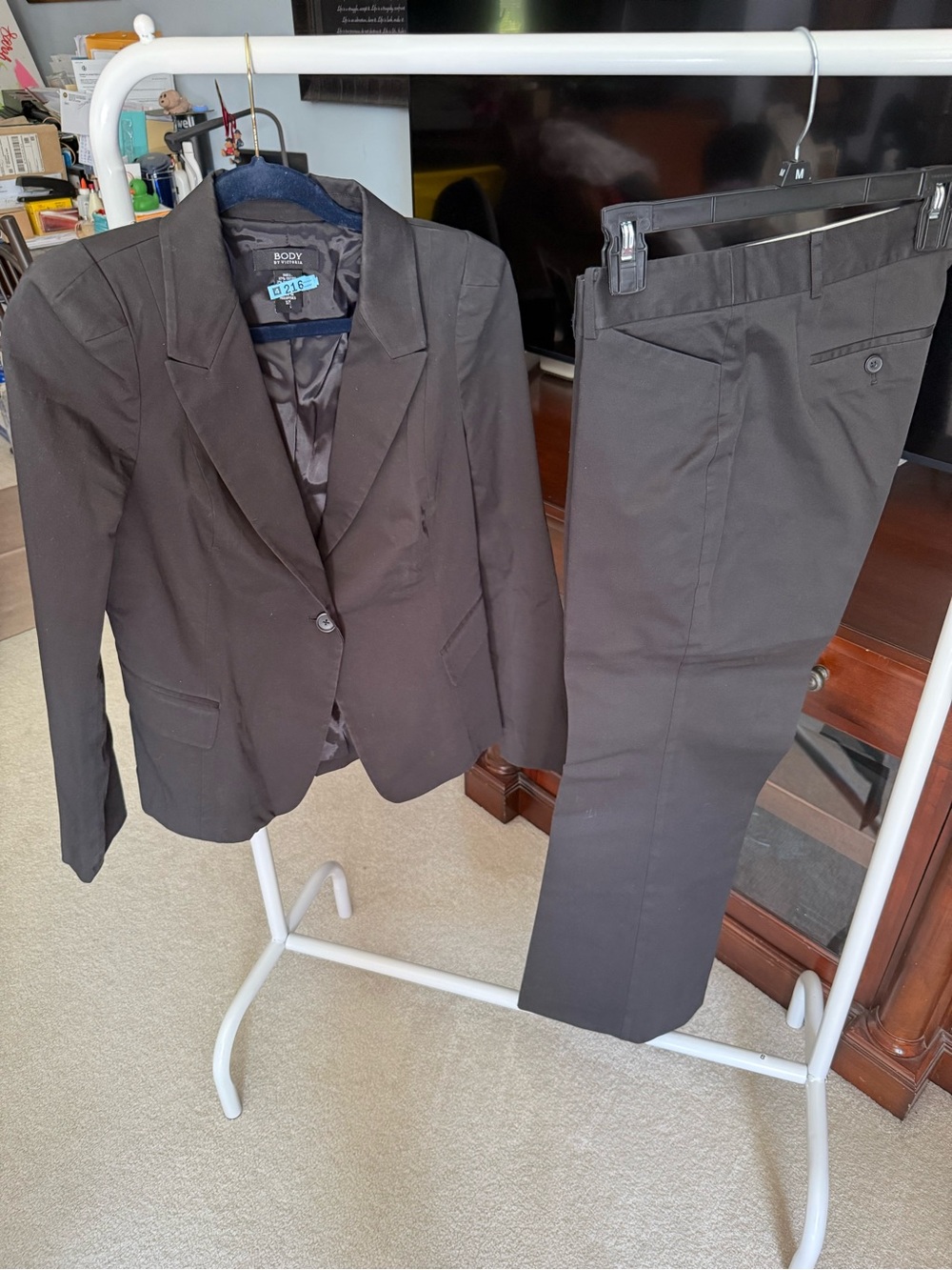 Victoria's Secret Black Women's Two-Piece Suit Jacket & Pants